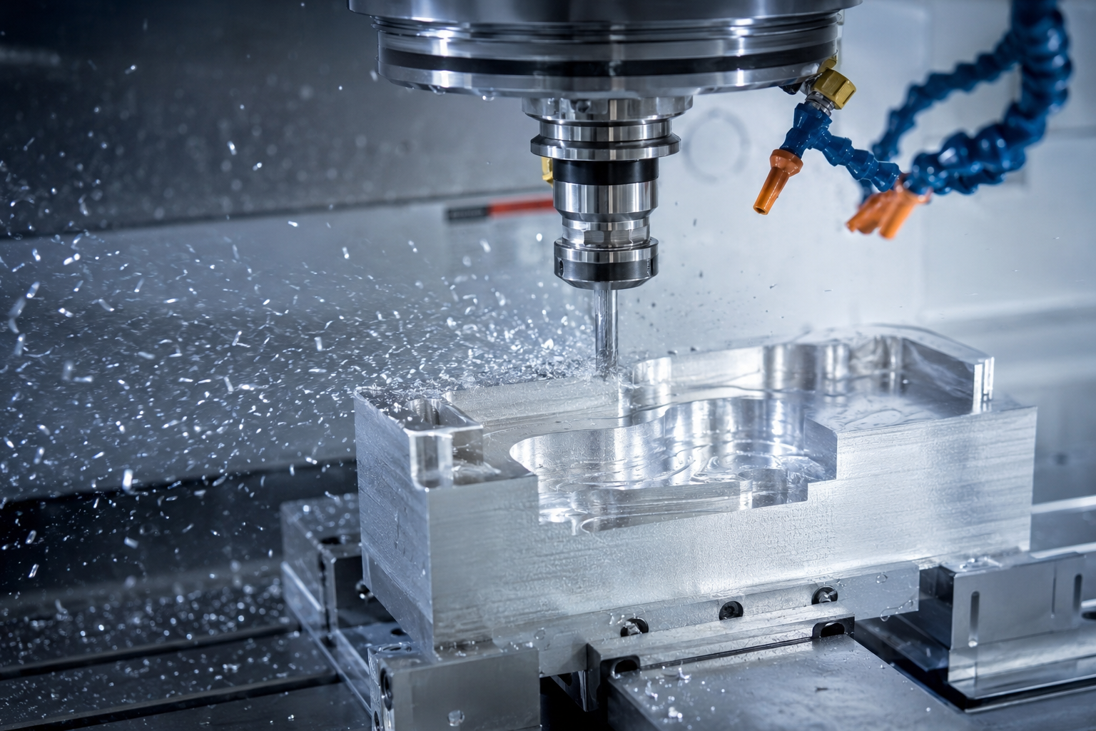 CNC-Bearbeitung in der Werkstatt